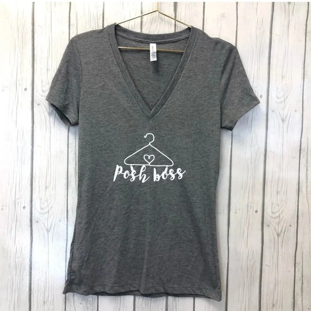 POSH BOSS custom made v-neck t-shirt